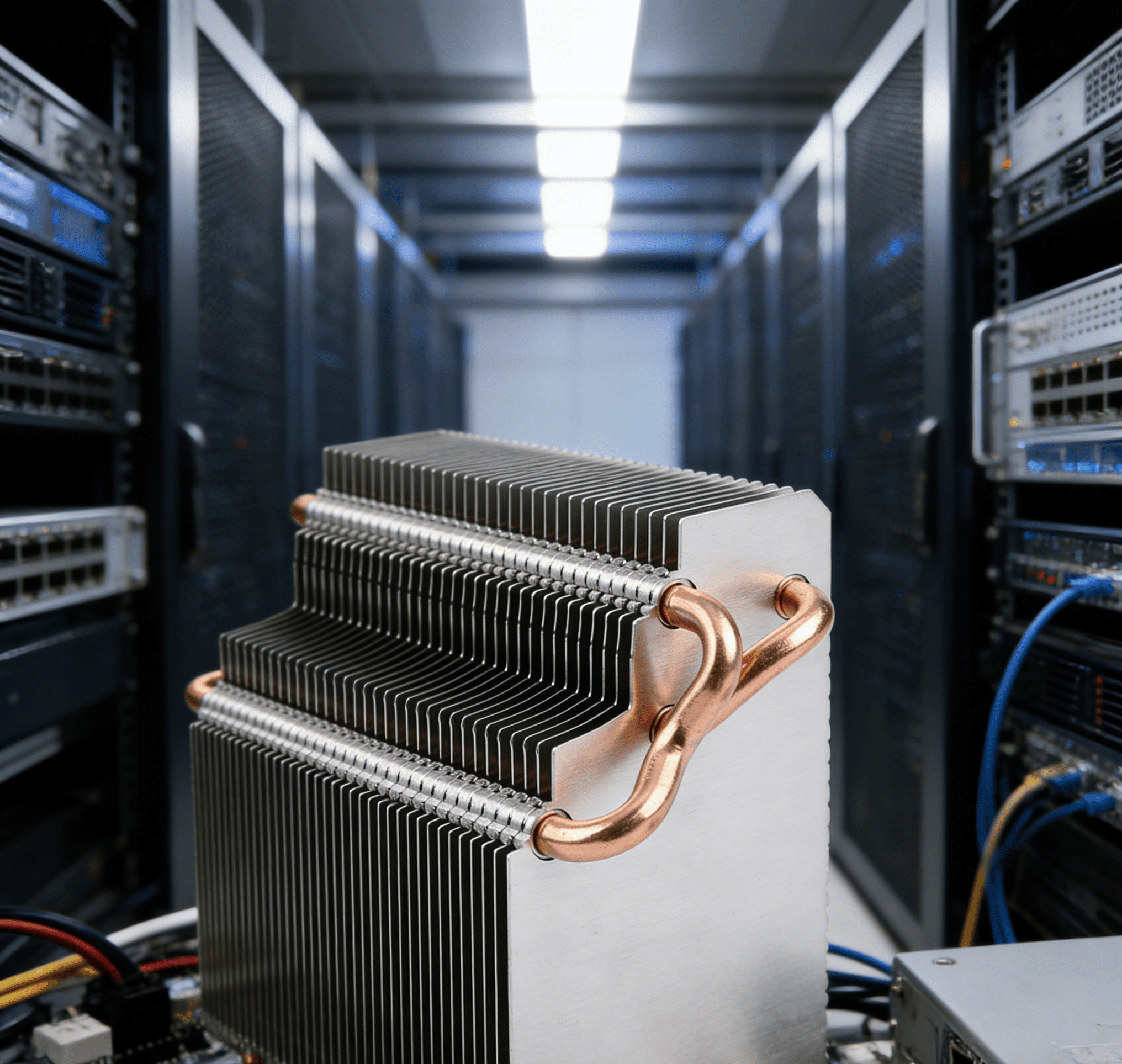 High-Density Copper Heatsink Solution for Cloud Server Manufacturer